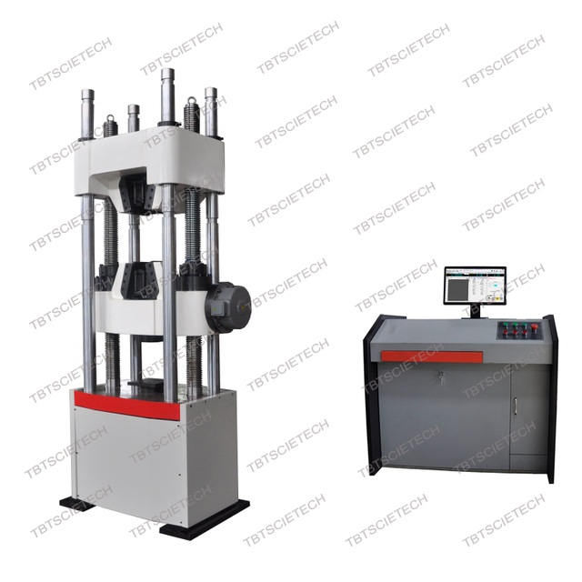 Servo Hydraulic Universal Testing Machine Worm-Gearing Type